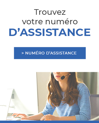 Trouvez votre numéro d'assistance